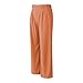 Womens Dress Pants Wide Leg Stretchy Work Pants High Waisted Business Trousers Pull On Slacks with Pockets Pantalones Casual Cruise Outfits Summer Trendy Clothing Orange XX-Large