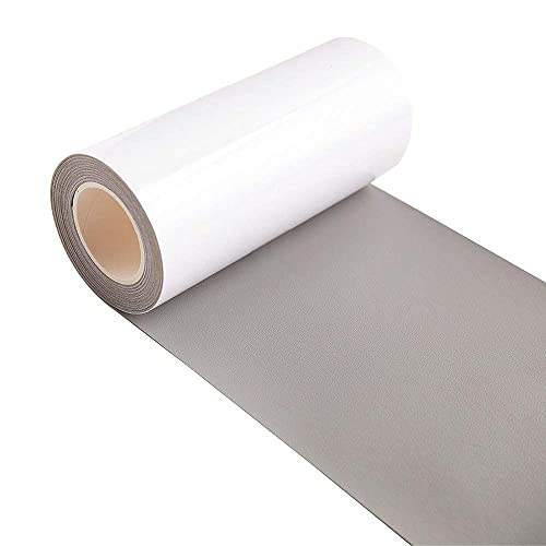 Image of Leather Repair Patch Tape Light Gray 3 x 60 inch Self Adhesive Leather Repair Tape for Furniture, Car Seats, Couch, Sofa, Office Chair, Vinyl Repair Kit