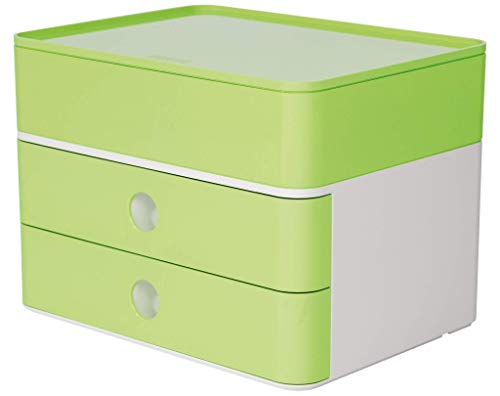 Boîte de rangement design HAN SMART-BOX PLUS ALLISON robuste vert lime