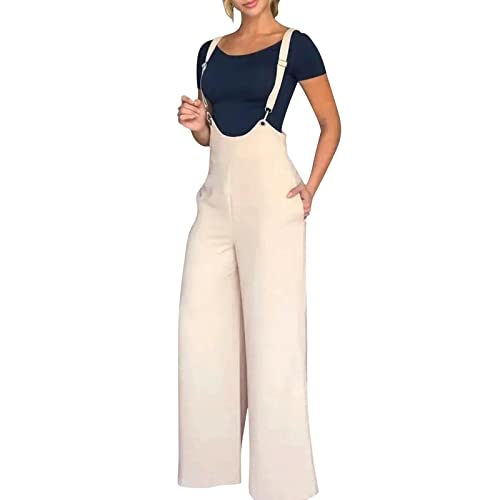Jumpsuit Damen Sexy Baggy Loose Leinen Overalls Overall Wal G Jumpsuit