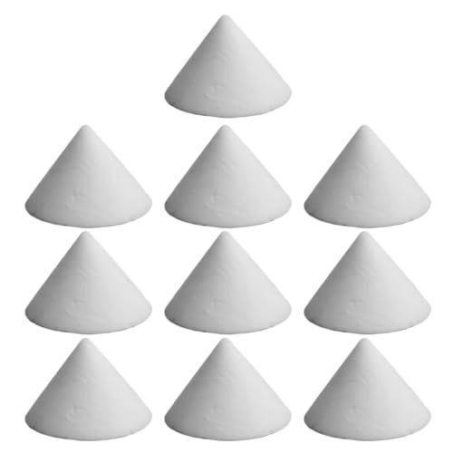 LALAFINA 10 Piezas herramientas para quemar hornos puntas de uñas cuadradas dados de herramienta pottery kit espárragos cerámicos herramientas de horno de cerámica Oxido de aluminio