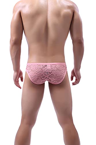 eywlwaar Mens Sexy Bikini Briefs Underwear Sexy Low Rise Lace Panties4