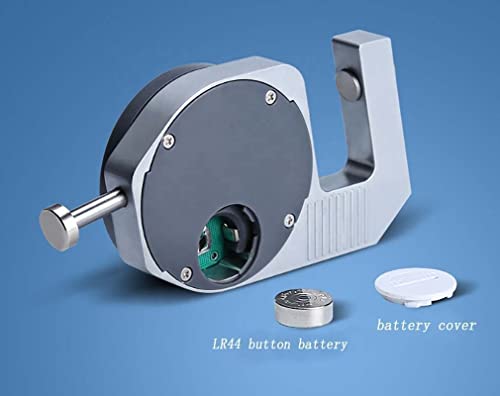 Image of Digital Thickness Gauge, Electronic Micrometer Thickness Meter with LCD Display, Unit Conversion, Storage Case 12.7mm(A-GAUGE MACHINE)
