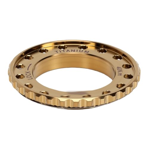 Lockring Centerlock antipolvo de titanio para solucionar ruidos en discos de freno MTB 2