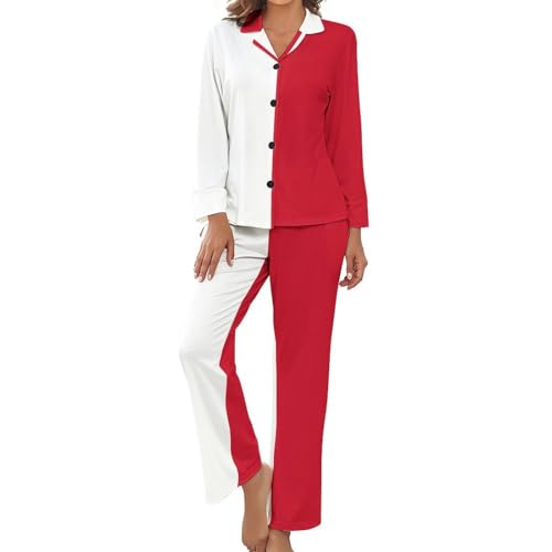 Pyjama femme grande taille : ensemble léger avec pantalon élastique confortable