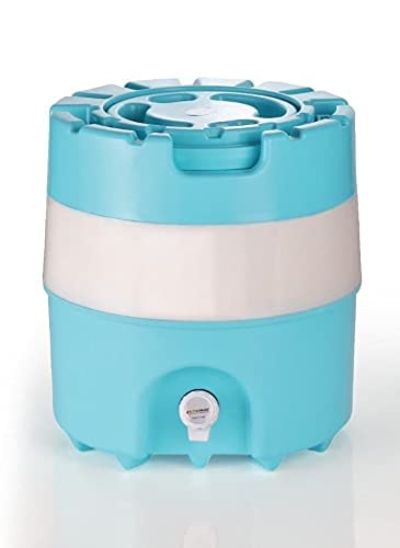 LANKESH ENTERPRISE Plastic Water JAR (12 Liter) (Sky BLU)