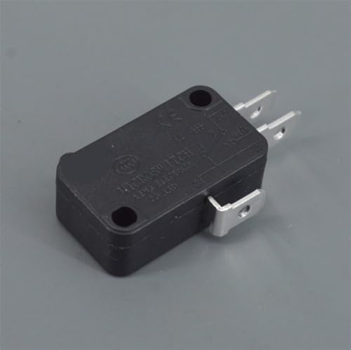Microinterruptor de límite negro KW7-0 con corte preciso de 3A para flujo de agua 4