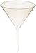 Globe Scientific 600156 Polypropylene Analytical Funnel, 183mm Funnel Size, 180mm Top Diameter (Pack of 5)