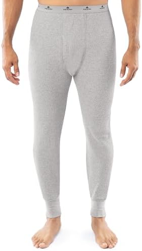 Indera Men's Heavyweight Cotton Waffle Long Johns Thermal Underwear Bottom