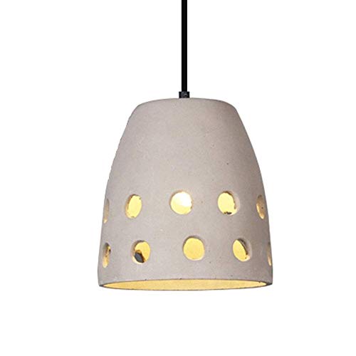 Chandelier indoor cément hollow E27 luminaire suspendu créatif