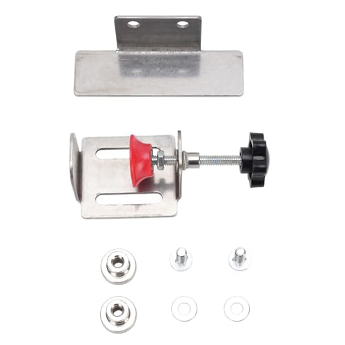 Strumento di serraggio per installazione della maschera di montaggio per porta dell'armadio in acciaio inossidabile Strumento per la lavorazione del legno per porte a fondo piatto