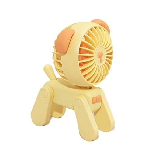 Ventilateurs de bureau mini portable rechargeable USB dessin animé