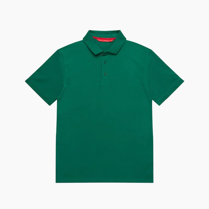 Image of LUDIC Core Polo T-Shirt, Dailymove Collection | Regular Fit | Stand-up Collars | 100% Organic Cotton, 240 GSM | Lightweight & Comfortable |Everyday Essential | Polo T-Shirt for Men