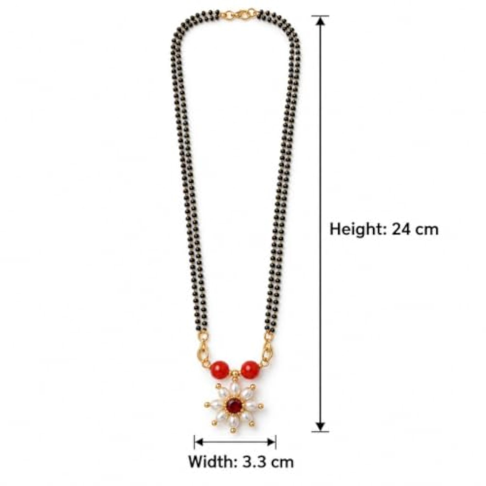 Multicolour Mangalsutra Combo Set for Women, Navratri Special