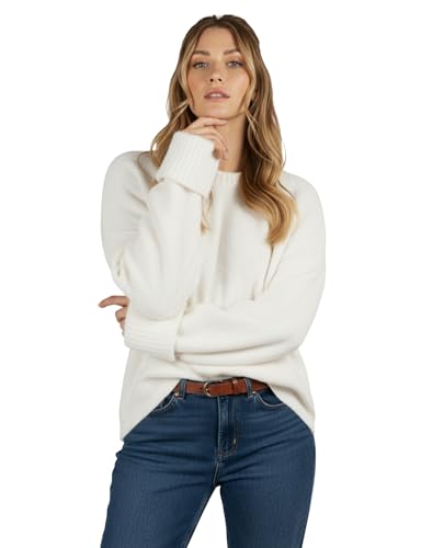 Image of Buauty Womens Oversized Long Sleeve Crewneck Fall Sweaters Chunky Fuzzy Knit Pullover Clothes 2025 Trendy Outfits