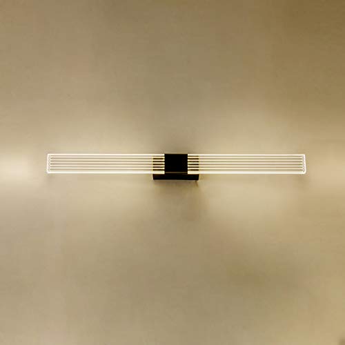 Luminaire mural LED miroir sans ombre pour maquillage en laiton 4000K