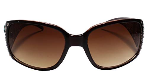 Cross Emblem Rhinestone Western Bling Cowgirl Style Womens Sunglasses2