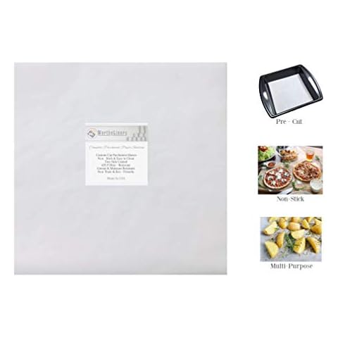 200 pcs 12 x 12 Parchment Paper Squares Sheets | WorthyLiners Non-Stick Precut Baking Parchment, Perfect for baking and cooking Cover