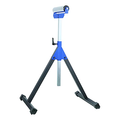 Kastforce Kf3011 Heavy-Duty Roller Stand With 2 Inch Roller 300 Lbs Capacity, Adjustable Miter Saw Extension, Folds Flat For Easy Storage, Galvanized Steel Roller #TOP10