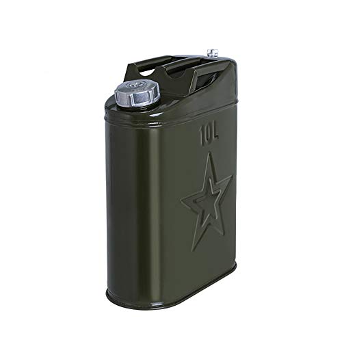 XuQinQin Portable fuel tank, 10L, 20L, 25L, 30L portable multi-purpose spare car plastic oil drum, built-in extension tubing, suitable for all kinds of vehicles gasoline container (Color : 10L)