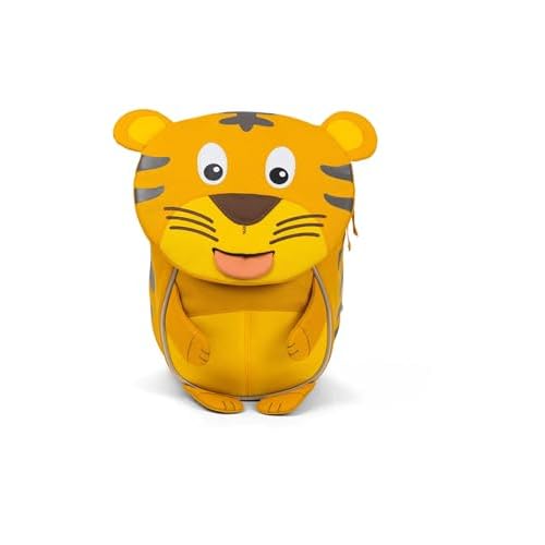 Affenzahn Kleiner Freund - Kindergartenrucksack für 1-3 Jährige Kinder im Kindergarten und Kinderrucksack für die Kita Tiger - Gelb