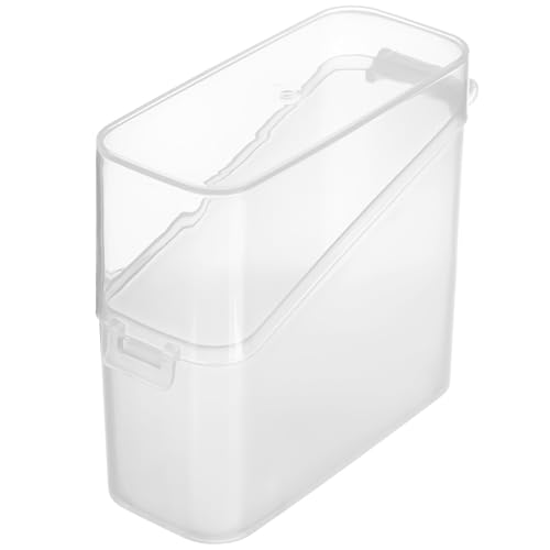 PLAFOPE Cheese Slice Storage Container with Lid, Airtight Fridge Dairy and Meat Keeper, Plastic Food Storage Box for Kitchen Organization and Fresh Preservation
