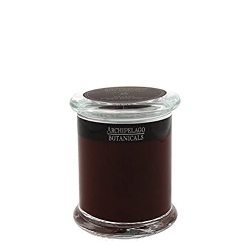 Archipelago Botanicals Havana Glass Jar Candle | Bergamot, Tobacco Flower and Ylang Ylang| Hand-Poured Premium Wax and Lead-Free Wicks | Burns Approx. 60 Hours (8.6 oz)