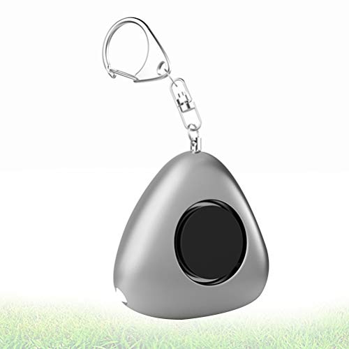 Mobestech Criativo Triângulo Protetor Lobo Chaveiros Alarme pessoal Alarme noturno Alarme de uso pes