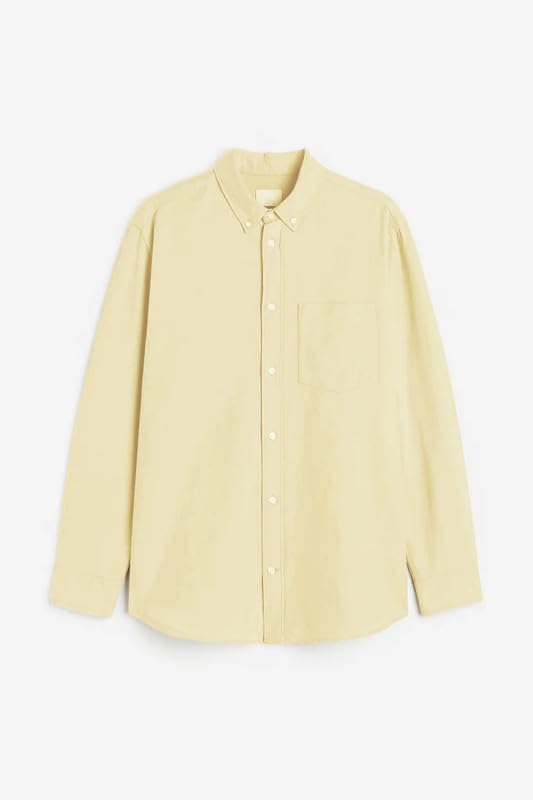 Image of BE ACTIVE Men's Oxford Cotton Lycra Casual Shirt || Men Stylish Shirt || Full Sleeves || Simple Shirt for Men || Timeless Style & Comfort