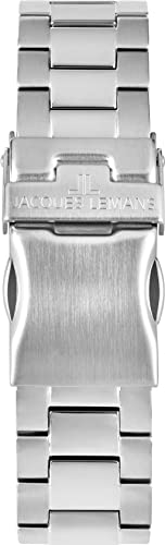 JACQUES LEMANS Zegarek sportowy, zegarek 42-2C, czarny, Rozmiar uniwersalny, bransoletka