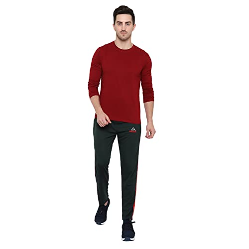 Image of GOLAZO Regular Fit Multicolor Cotton Track Pants for Men with Comfort and Style in Your Athelisure Wear