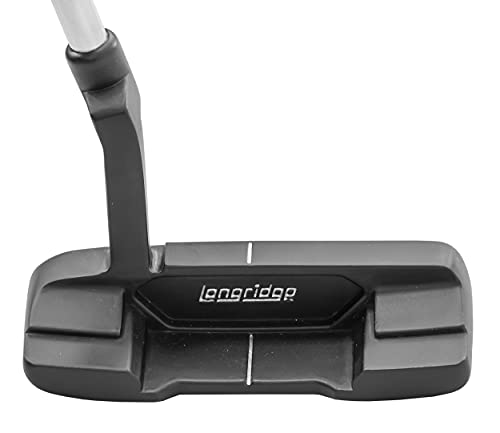 Longridge-Putter-de-Hoja-Ancha-SP-Putters-Unisex-Negro-Talla-unica