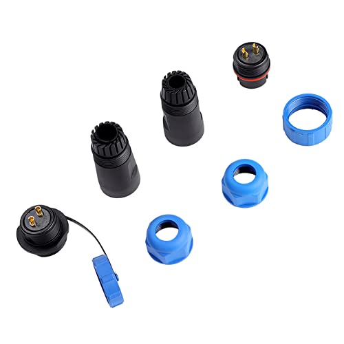 Conector Aviación IP68 SP21 2 pines miniatura 2