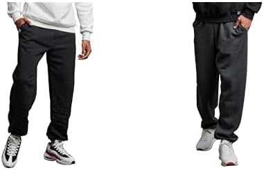 Russell Athletic Men's Dri Power Fleece Elastic Bottom Sweatpants, Relaxed Fit, Moisture Wicking, with or Without Pockets