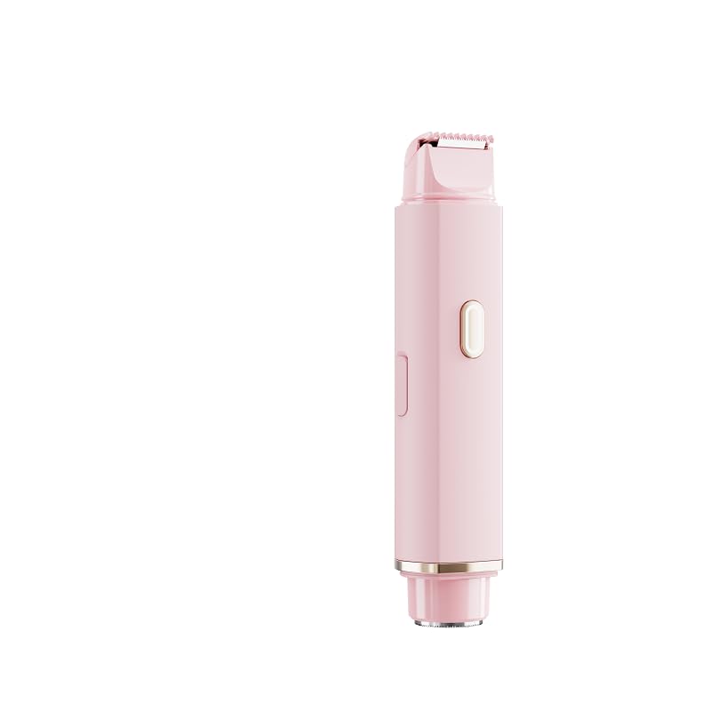 Recortadora de bikini de doble cabeza USB recargable bigote cabello de 300 mAh Epilator eléctrico para damas.
