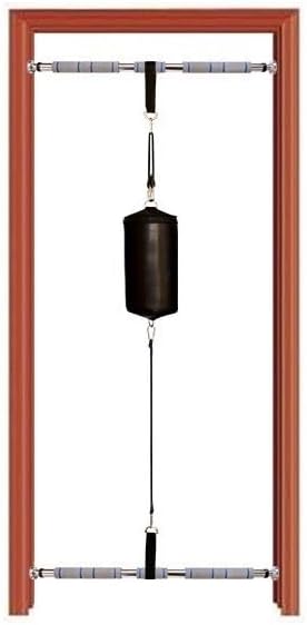 Aimery Double-End Leather Speed Bag, Punching Bag, Boxing Bag, Portable Doorway Punching Bag, Speed Bag for Fitness Workouts, Aerobics, Stress ReliefColorBlack