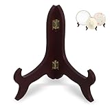 6inch Soportes Para Platos Decorativos Estantería Marrón Soportes Acrílicos Para Exhibición Titular De La Placa De...