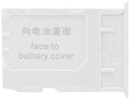 Smays Nano SIM Card Tray Replacement for Oneplus 1+ One+ A0001 (White)