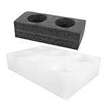 SAFIGLE 2 Stück Teiliges Becherhalter Epe Wiederverwendbar und Stabil Geeignet für Takeaway getränke Wie Kaffee Milchtee und Softdrinks für Restaurants Cafés und Foodtrucks