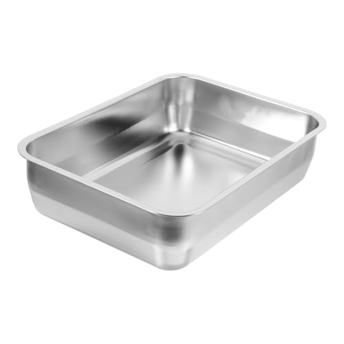 Bandeja para asar de diseño elegante en acero inoxidable pulido 2