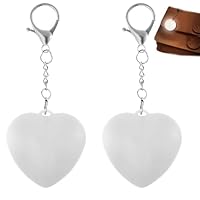 Love Wallet Tote Bag Touch Sensing Light, Rechargeable Mini Touch Handbag Light for Inside Purse, Motion Sensor Purse Glow Heart Lights Keychain, Handbags Accessories, Best Gifts for Girls (Heart*2)