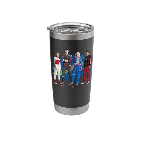 Disney ZOMBIES 4 Nova & Victor + Zed & Addison Official Stainless Steel Insulated Tumbler