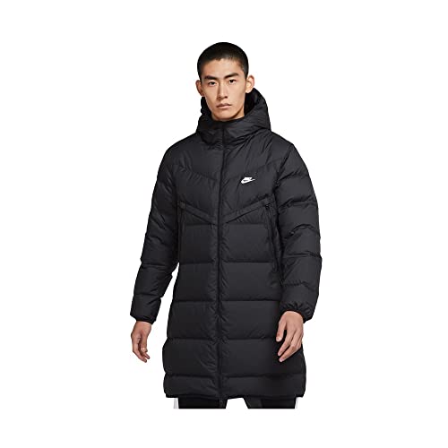 Nike Mens M NSW SF Windrunner Parka Jacket, Black/Black/sail, 2XL