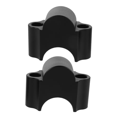 Pinces adaptatrices guidon moto 28mm alu noir pour rehausser et ajuster la position de conduite