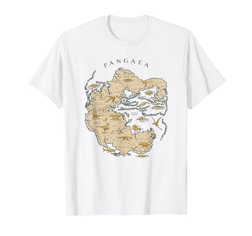 Camiseta Mapa del Supercontinente Pangea Camiseta 🔥