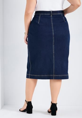 Women's Plus Size Billy Denim Skirt2