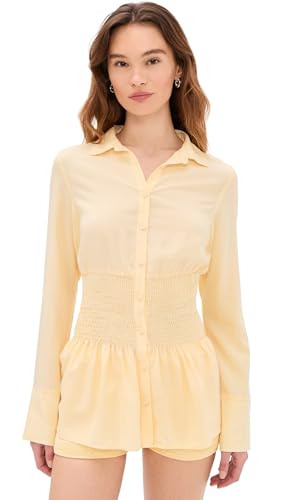 Amazon.com: Seven Wonders Women's Adora Long Sleeve Shirred Shirt