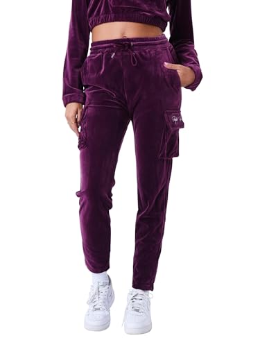 Bas de Jogging Velours Violet Project X Paris Toucher Doux Taille L