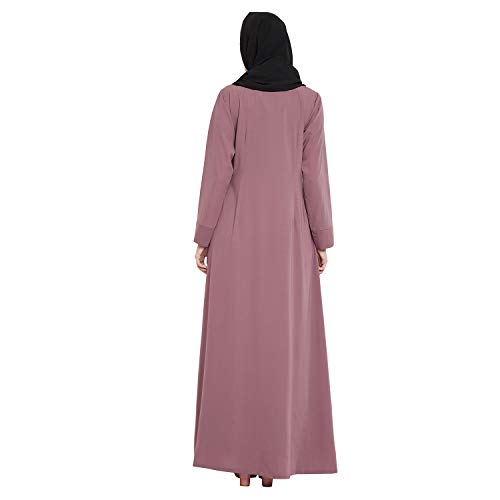 Image of Nabia Nida Matte Fabric Full Length Abaya Dress for Women