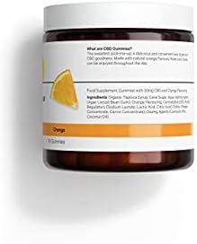 Cannaray CBD Gummies, 300mg | Regular Strength | Delicious Natural Orange | Vegan, THC-Free & GMO-Free (30 Gummies)